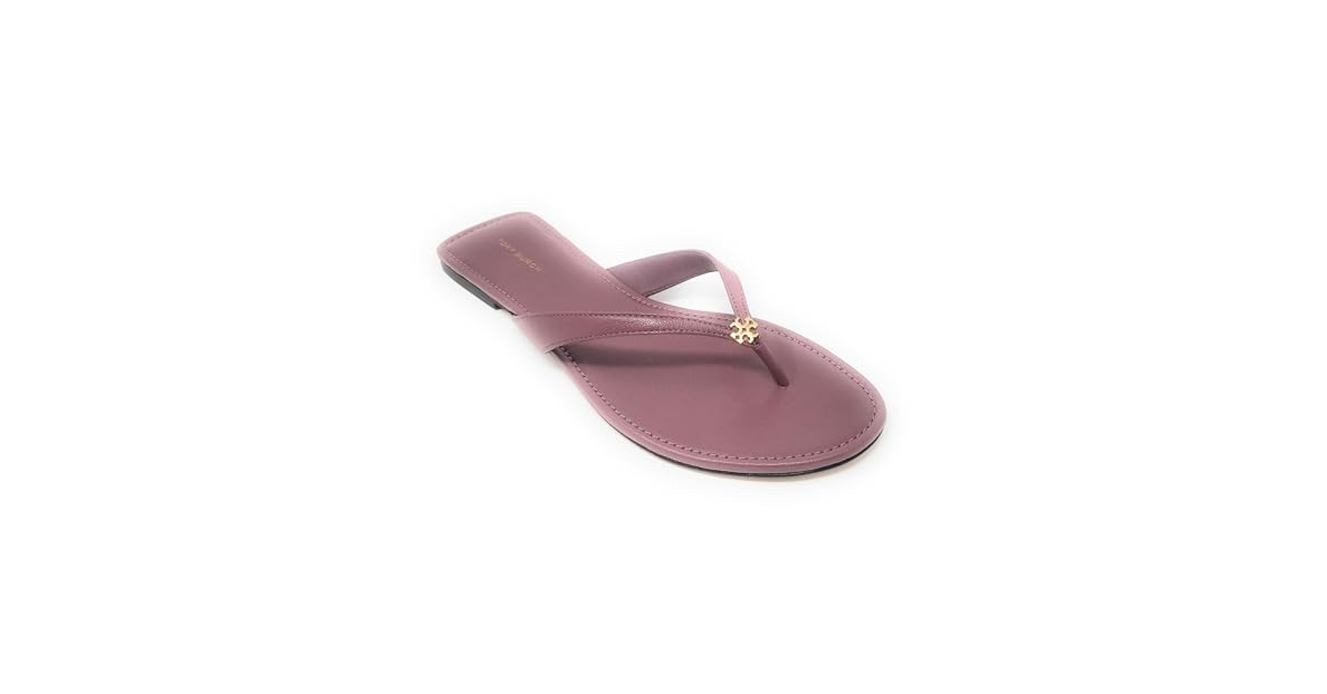 Amazon.com | Tory Burch Capri Leather Flip-Flop Lavender 7.5