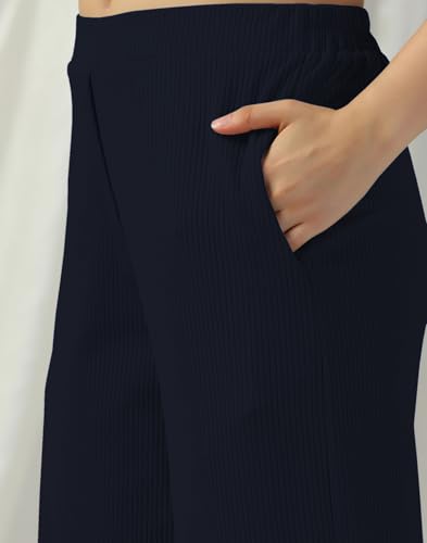Image of Selvia Women's Lycra Straight Korean Style Trouser, Regular Fit Casual Pants