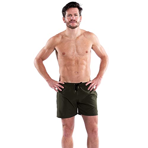 Third Wave Premium Swim Trunks - Men's 5 Inch Inseam Quick Dry Swim Shorts for Beach and Swimming2