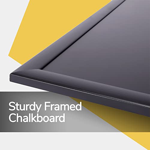 Premium Magnetic Hanging Chalkboard With Rustic Pine Wood, Use With Regular Or Liquid Chalk, Non Porous Wall Blackboard For Home, Classroom, Office Decor (36X48) #TOP2