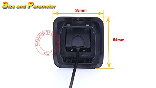 Image of Waterproof Backup Vehicle Camera Color Car Rear View Camera 170 Degree Viewing Angle License Plate Parking Reverse for BMW X1 (HD Camera)