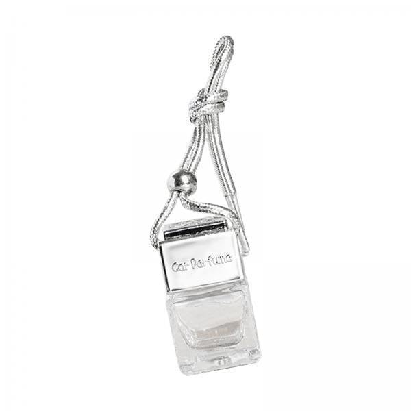 3xempty car diffuser empty pendant perfume bottle auto perfume diffuser bottle silver