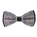 WUXEKZO Mens Boys Fashion Cool Neuron Art Pre-Tied Bow Tie, Adjustable Neck Band Creative Bow Ties for Party, Banquet, Graduation
