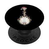 Photo Gallery banjo player banjoist cappello di natale popsockets popgrip adesivo Photo Gallery banjo player banjoist cappello di natale popsockets popgrip adesivo