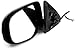 Driver Side Power Side Mirror with LED Turn Signal, Black Exterior Replacement Mirror, Electric Powered, Universal Fit