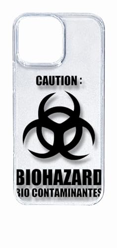 sslink iPhone16 Pro Max �݊��P�[�X �N���A �n�[�h�P�[�X �o�C�I�n�U�[�h BIOHAZARD �i�u���b�N�j ���S �X�}�z �P�[�X �X�}�[�g�t�H�� �J�o�[ �J�X�^�� �W���P�b�g