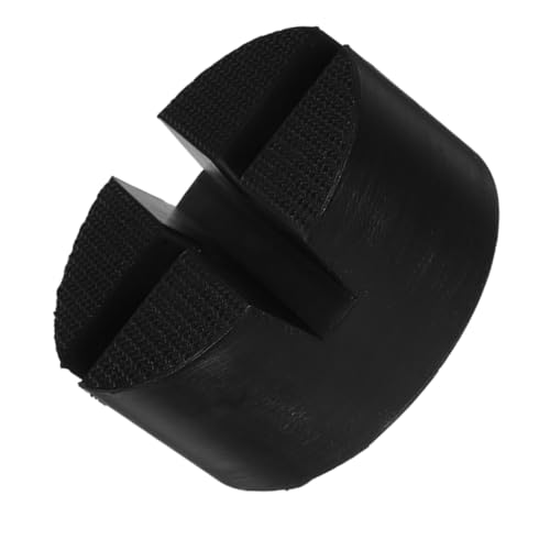 IWOWHERO Jack Block Round Jack Pad Pinch Weld Protection Jack Pad Round Weld Protector Cushioning Jack Pads Cushioning Protection Jack Pads Weld Protector Pad Jack Adapter Pad Black Rubber