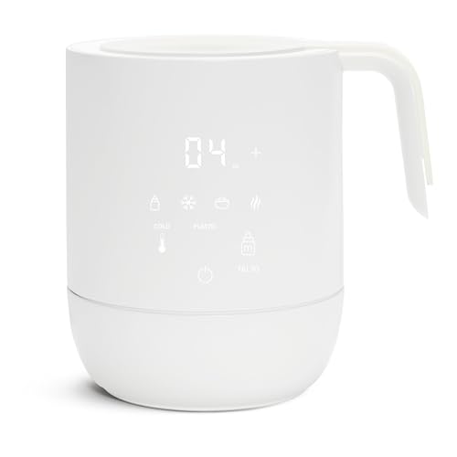 Image of Munchkin® Precision Baby Bottle Warmer for Breastmilk, Formula, Food Jars, and Sterilizing Small Parts - Compatible with All Bottle Brands, Glass, Silicone & Plastic, Digital Display, White (Plug-in)