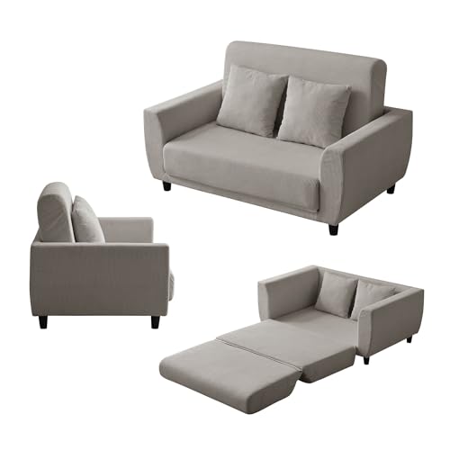 �\�t�@�[�x�b�h 2�l�|�� �܂肽���� 3WAY �����i �������t�� ���͕��U ���͗l ��187cm �y��21.5kg ���[�\�t�@�Ή� �|�����{�b�g�Ή� (�O���[)