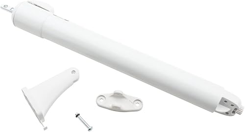 National Hardware N279-002 V1370 Touch 'n Hold Cierrapuertas en blanco, 716"-14x72"