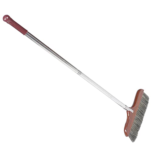 IWOWHERO Zimmerbesen Mit Langem Griff Abnehmbarer Besenstiel Weicher Besen Zum Fegen Im Innenbereich Für Hartholzböden Campingbesen Hausbesen Zum Staub Entfernen