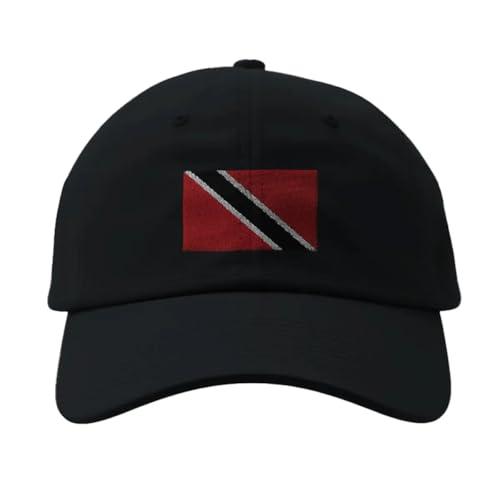 Casquette Drapeau de Trinité-et-Tobago Noir idéale pour les festivals d'été
