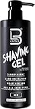 L3 Shaving Gel - Straight Razor Shave Gel - Non-Irritating - Refreshing Smell L3 - No Hot Towel Necessary - Level Three Razor Gel (Ice)