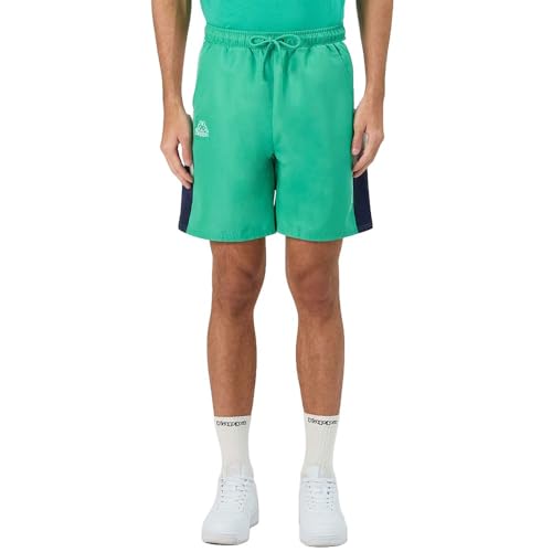 Short vert homme Gaggio par Kappa en coton confort