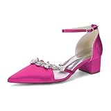 Talons carrés parfaits : D'une hauteur de 1,77 pouce (4,5 cm), ces talons épais sont robustes et stables, offrant un excellent équilibre. Vous pourrez les porter sans difficulté tout au long de la journée.