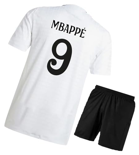 Image of Sports Soccer Official New 2025 Portugal Ronaldo 7 Argent Messi 10 Home Away Kit Jersey Set Football Jersey for Boys with Shorts