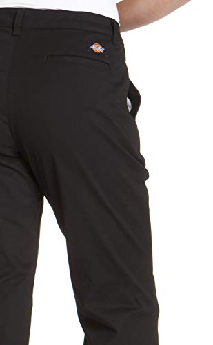 Dickies Women's Flat Front Stretch Cotton Blend Pants3