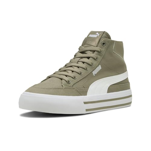 PUMA Mens Court Classic Vulc Mid Fs Lace Up Sneakers Shoes Casual - Brown - Size 7 M2