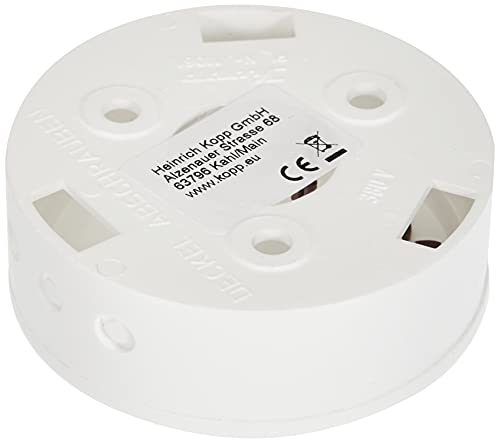 Kopp 341817082 Kunststoff-Abzeig-Baldachin, weiß