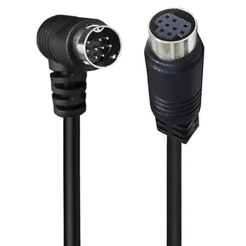 ljhnba 9Pin Small DIN Cord S-Video Video Cable 9Pin Small Din Adapter Extension Cable for Home Entertainment