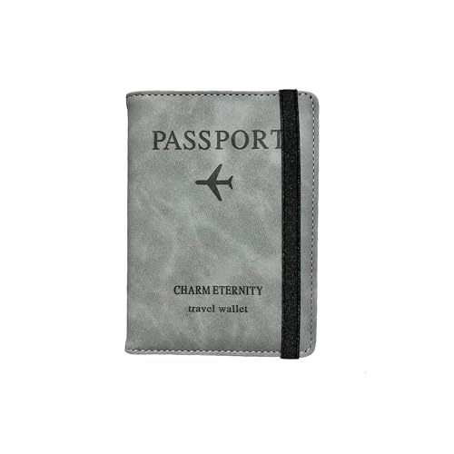 DURGOM ®️ Cartera Pasaporte protección RFID Muy útil para Viajar ...