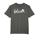 Galicia Corazón - Bandera Gallega Orgullo Galego Regalo Camiseta