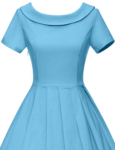 Image of GownTown 1950s Vintage Womens Dress Bowknot Audrey Hepburn Style Party Dresses