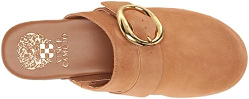 Vince Camuto Women's Footwear Women's Canzenee Buckle Clog, Light Cognac, 5 | Image 4