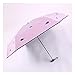 WAxd Compact Ombrella Ultra-léger à la Baleine, 5 pliants, Poche, UV et SunProtection, étanche à Coupe-Vent Mini-7 Nervures Vinyle Vinyl Fibre-Fibre Sun Parasol (Color : Pink Whale, Taille : 1 Set)