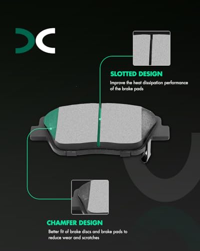 Image of Brake and Rotors Kits,SCITOO 4pcs Brake Rotors & 8pcs Ceramic Brake Pads