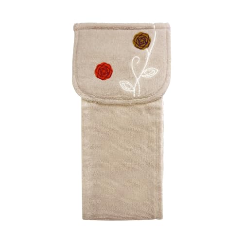 オカ(OKA) エトフ トイレットペーパーホルダーカバー ベージュ ( かわいい トイレ おしゃれ 可愛い 北欧 ストック収納付き )