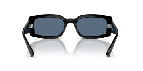 Ray-Ban RB4395F Kiliane Low Bridge Fit Sunglasses, Black/Dark Blue, 54 mm - image 4