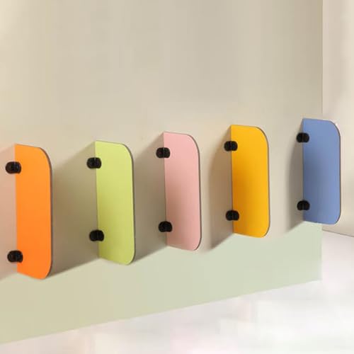 Mampara de pared para urinario infantil azul con dos paneles 6
