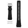 OcioDual Watch Band Replacement Strap Compatible with Casio F91W F-91W Black Resin Wrist Watchstrap with Pins Metal Buckle TPU Silicone Watch Replacement Universal Strap #1