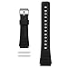 Imagen de OcioDual Repuesto Correa de Silicona Pasadores Metal Compatible con Reloj Casio F91W F-91W Negro Recambio Resina Resortes