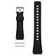 OcioDual Uhrenband Kompatibel mit Casio F91W F-91W Schwarz Harz Metallschnalle mit 2 Pins Uhrenarmbänder Uhrenarmband