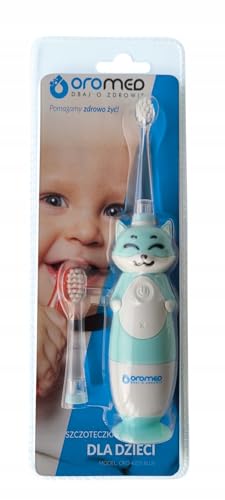 Oromed Schallzahnbürste für Kinder 0-3 Jahre ORO-KIDS BLUE, Zahnbürste mit Weichen Borsten, 16.000 Pulsierende Bewegungen, IPX7, Blau – Bild 4