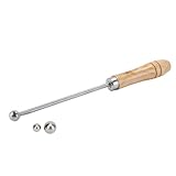 instrumentos viento metal de agudo a grave Equipada con un mango de madera maciza, la herramienta ofrece un agarre ergonómico y cómodo durante su uso. La superficie está meticulosamente pulida para eliminar rebabas, evitando lesiones en las manos y permitiendo un uso prolongado sin molestias. La textura natural de la madera proporciona un agarre seguro, mejorando el control durante las reparaciones delicadas.
