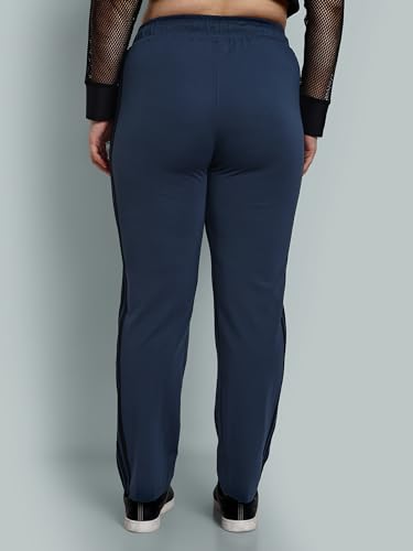 Image of CUPID Woman's Rich Cotton Side Stripes Joggers, Lower, Athleisure, Activewear Trackpant, Night n Gym Wear Lounge Pant for Ladies M to 2XL