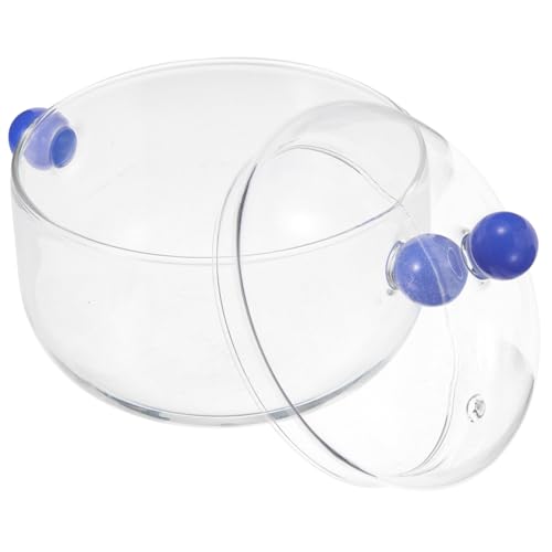 OFFSCH Glass Cooking Pot with Lid Soup Pot for Noodles Stews and Pasta Transparent Borosilicate Cookware for Induction and Electric Stovetops