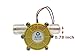 Hkysnoa 10W Water Turbine Generator Micro Hydroelectric DIY LED Power DC 12V Water Flow Generator (Yellow)