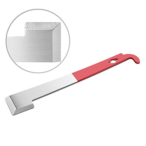 Flexzion Edelstahl-J-Haken, Bienenenstock-Rahmenheber, Wachsschaber für Imker 26,7 cm – Bild 5