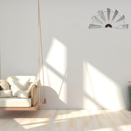 Petit moulin à vent pour décorer un mur de salon vide en fer - 6