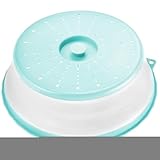 Cuisine incontournable]: Notre petite couverture micro-ondes pliable pop jusqu'à 8,2 cm de haut pour s'adapter facilement aux assiettes, des piles de nourriture et à des bols peu profonds. Après utilisation, il se replie à seulement 2,5 cm pour un stockage sans effort qui n'encombrera pas vos armoires