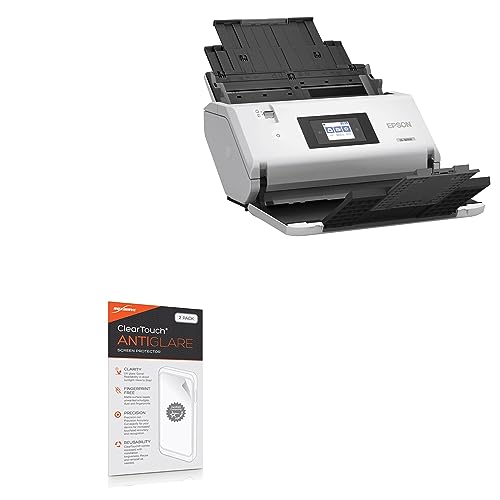 BoxWave Screen Protector Compatible with Epson DS-30000 - ClearTouch Anti-Glare (2-Pack), Anti-Fingerprint Matte Film Skin