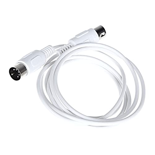 Wakauto Midi Editing Extension Cord Midi Cable Electronic Keyboard Adapter Cable Male