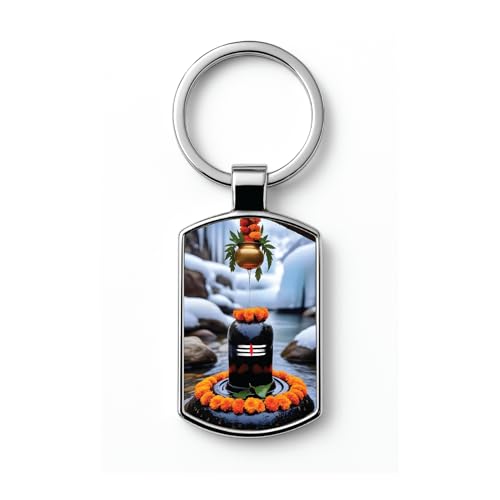 Image of Stylish Metal Keychains with Permanent Glossy Print - Inspirational Quotes & Spiritual Designs - Perfect Key chains for loved ones, Personal Use, Gifts & Return Gifts