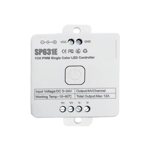 Contrôleur LED SP631E pour synchroniser vos rubans monochromes au rythme du son