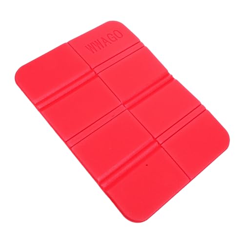 BESPORTBLE Cojín a Prueba De Humedad Acampar con Lona Confortable Cojines De Asiento Impermeables Cojín para Acampar Colchoneta De Espuma Plegable Moisés Portátil Alfombra De Pícnic Aire Rojo