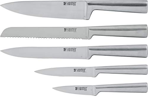 Sabatier-Classic-Professional-Chef-Knife-Block-SetBrown-5-Piece